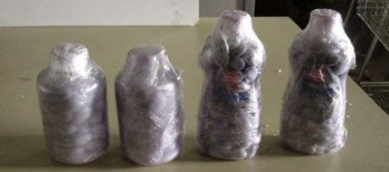 Interception en Espagne de 1.287 gélules de haschich dans des jarres pour olives