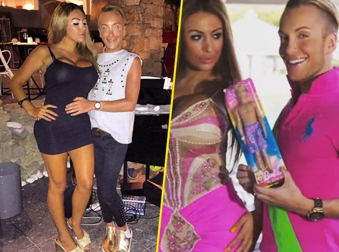 Couple Français:  Sosie des célèbres poupées plastiques, Barbie et Ken