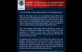 Daesh revendique les attentats terroristes à Paris (Audio)