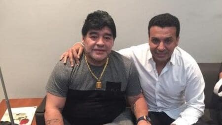 Diego Maradona à Marrakech pour célébrer le 40ème anniversaire de la Marche Verte
