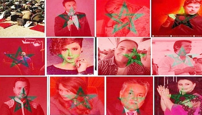 Marche verte : les pages bleues de Facebook transformées en pages rouges et vertes