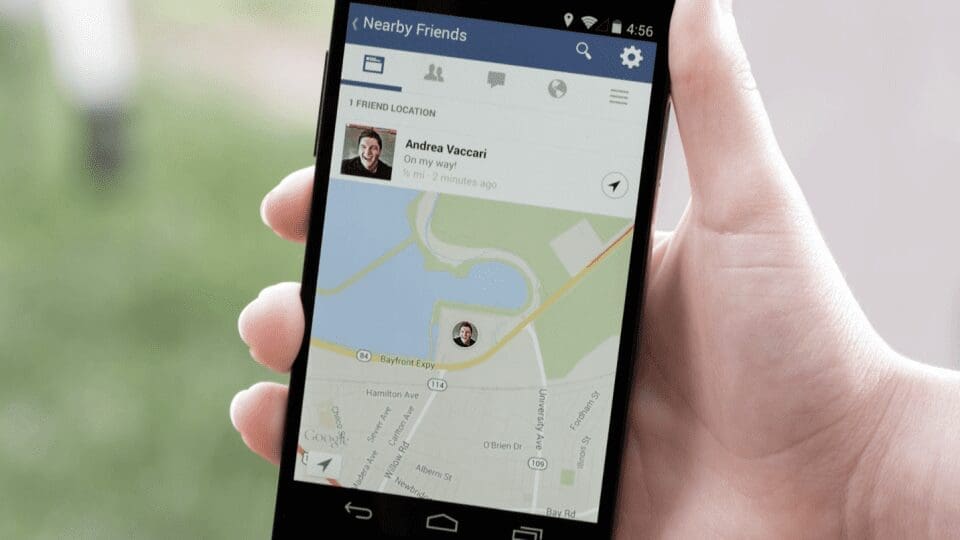 Facebook vous permet de repérer vos amis qui se trouvent à proximité de vous