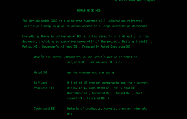 Le 1er site web de l’histoire fête aujourd’hui ses 25ans (et 2 jours)