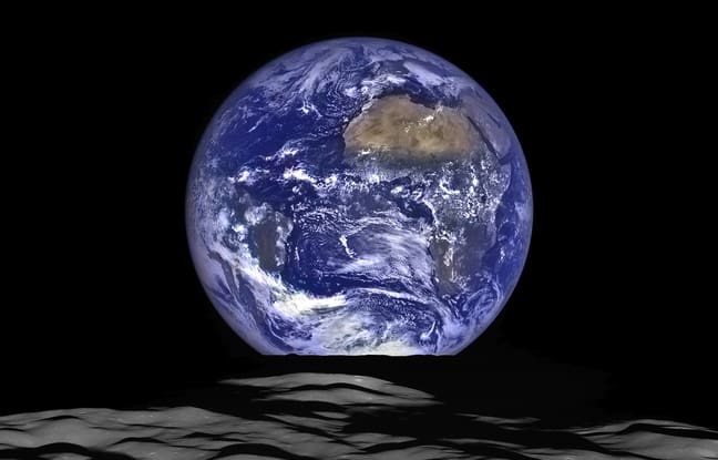Le cliché impressionnant d’un lever de terre pris depuis la lune par la NASA