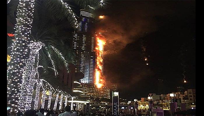 Dubaï : gigantesque incendie jeudi soir dans un hôtel de luxe