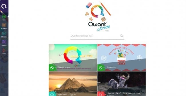 Qwant : Le moteur de recherche destiné aux enfants