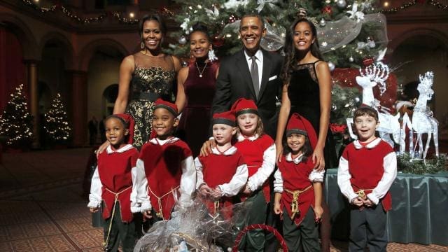 Pas de cadeaux pour noël cette année pour les filles de Barack et Michelle Obama