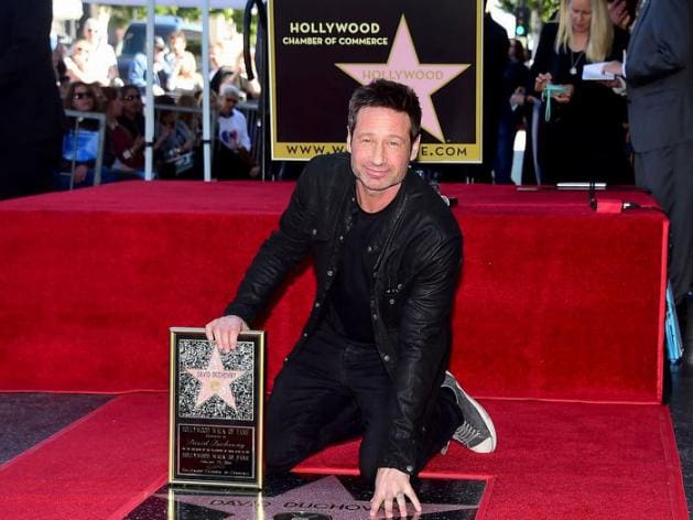 L’agent Mulder inaugure son étoile sur le Walk of Fame