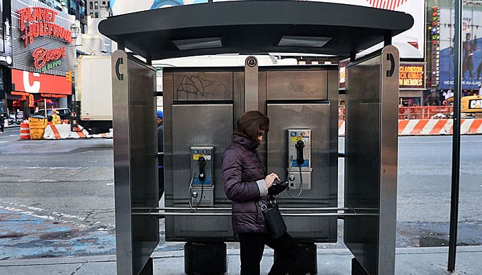 New York remplace ses cabines téléphoniques par des bornes wi-fi