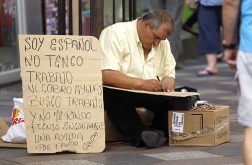 Espagne : 13,4 millions de personnes au bord de l’exclusion, soit 29,2% de la population (ONG)