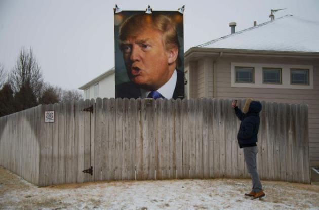 Un selfie avec Donald Trump? cet homme a trouvé la solution