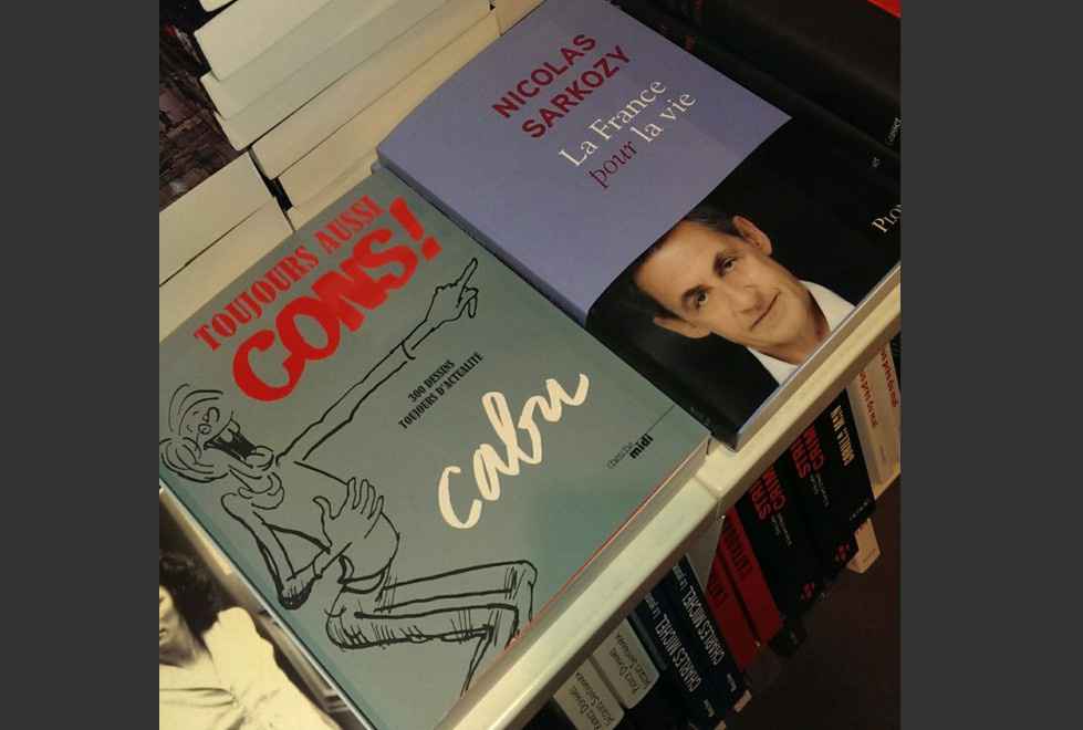 Le livre de Nicholas Sarkozy placé à des endroits qui sont tout sauf anodins dans les librairies