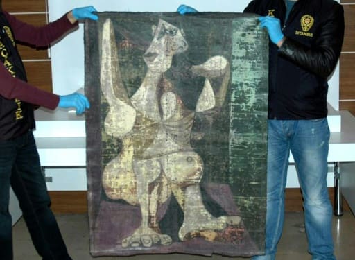 Une toile de Picasso volée retrouvé grace à une opération d’infiltration à Istanbul