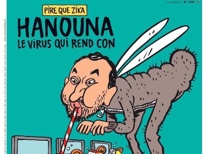 Cyril Hanouna moqué à la une du journal satirique Charlie Hebdo