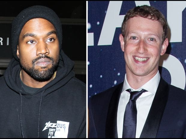 Endetté, Kanye West demande de l’argent à Mark Zuckerberg