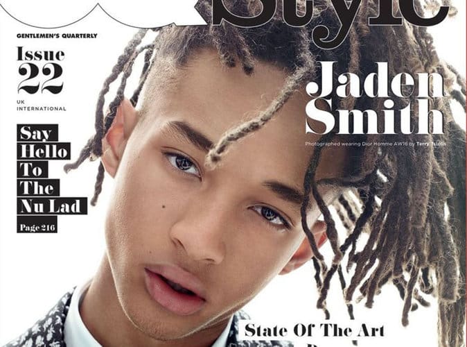 Jaden Smith pose en couverture du magazine GQ