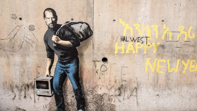 Des oeuvres estimées à plus de 500 000 dollars de l’artiste énigmatique  »Banksy » en vente le mois prochain à L.A (photos)