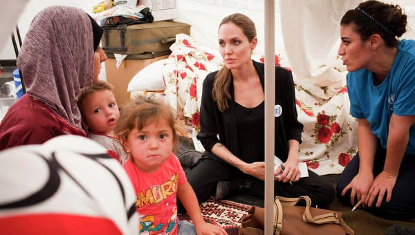 Appel d’Angelina Jolie face à l’ampleur de la crise des réfugiés