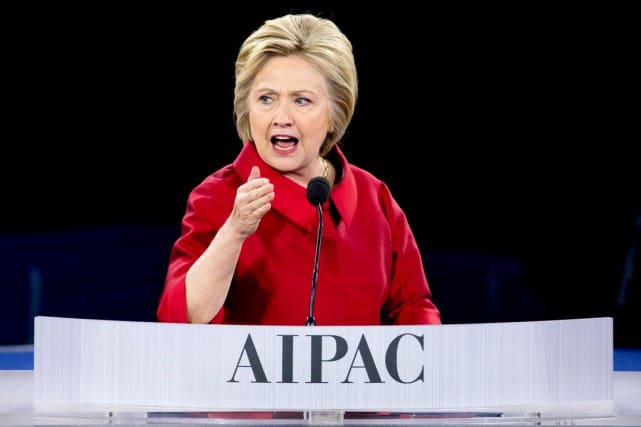 Hillary Clinton attaque Donald Trump au sujet d’Israël