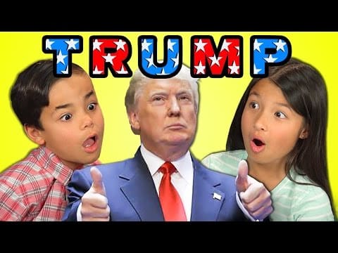 Des enfants américains donnent leurs avis sur Donald Trump (vidéo sous -titrés)