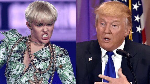 USA: Miley Cyrus menace de quitter le pays si jamais Donald Trump devenait président des États-Unis