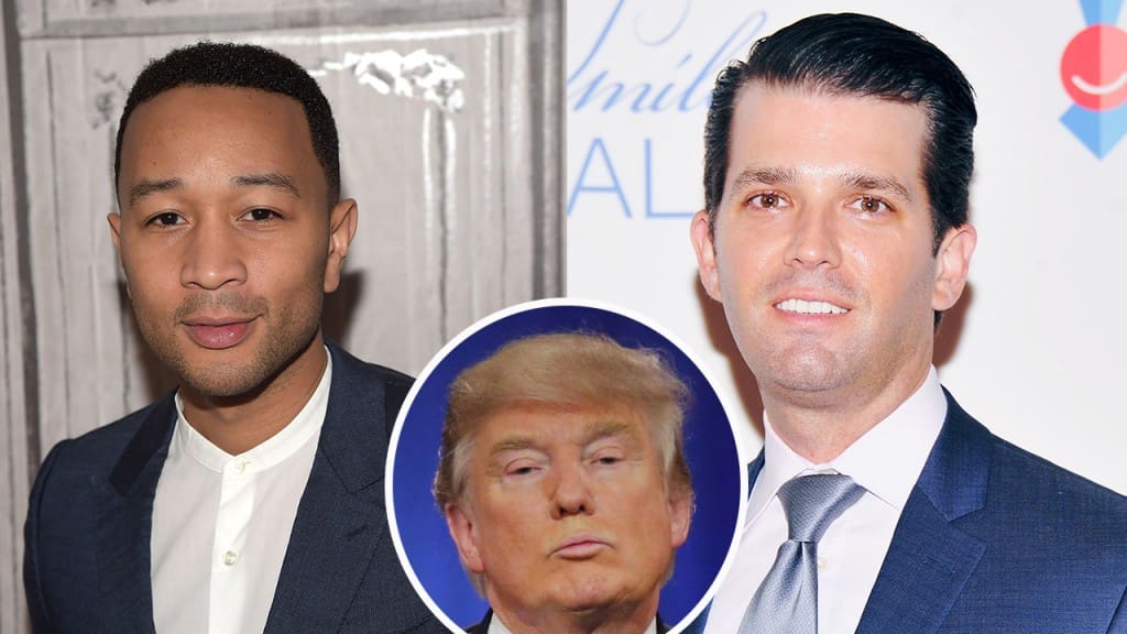 John Legend règle ses comptes sur Twitter  avec Donald Trump et son fils