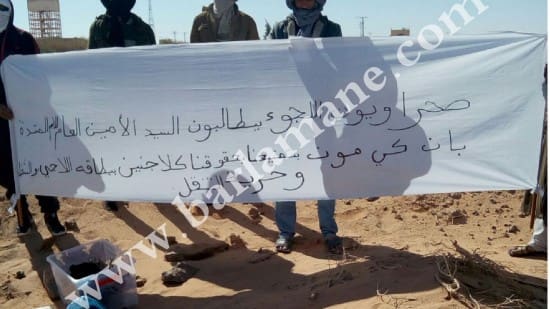 Camps de Tindouf : des sahraouis appellent Ban Ki-moon à faire pression sur l’Algérie et le Polisario pour jouir de leurs droits