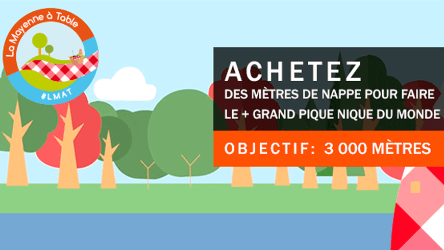 En Mayenne, le plus grand pique-nique du monde sera organisé le 14 juillet prochain (vidéo)
