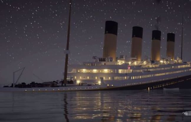 Une reconstitution en 3D en temps réel du naufrage du Titanic  (vidéo)