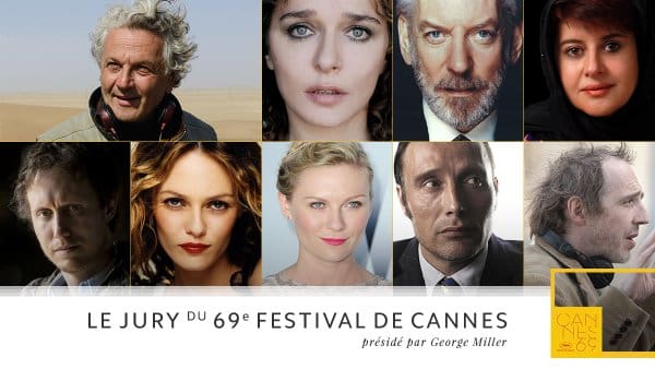 Le jury de la 69ème édition du festival de Cannes a été dévoilé