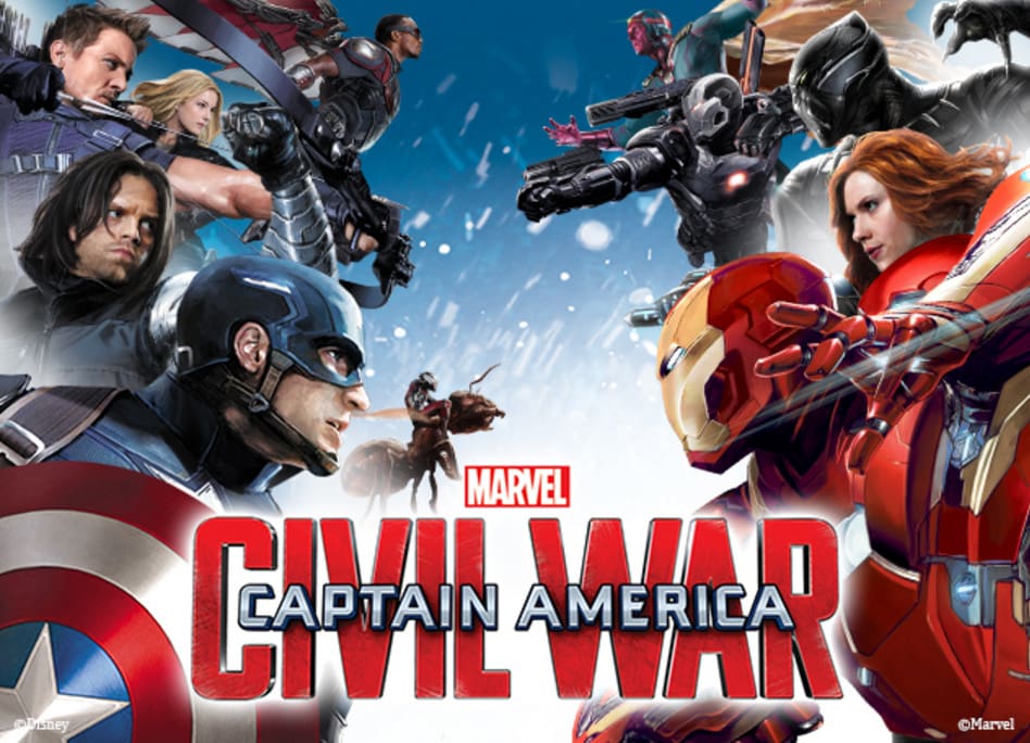 Box Office: Déjà 300 000 entrées pour Captain America:Civil War pour son premier jour de sortie (bande annonce)