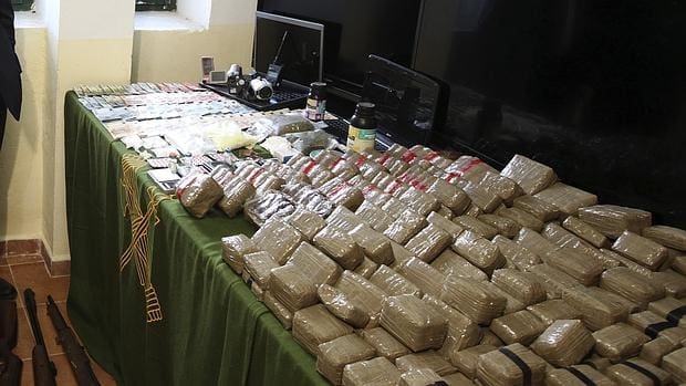 Plus de 650.000 kg de hachich saisis et 2164 arrestations en 2013 en Espagne en coordination avec le Maroc notamment