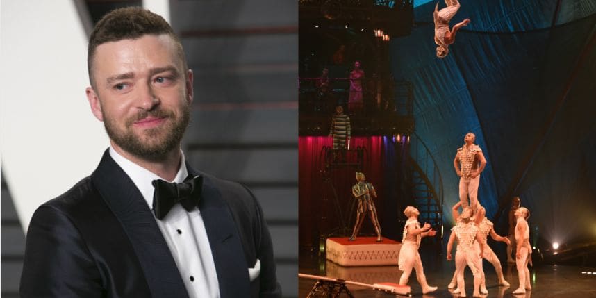 Accusé par le Cirque du Soleil pour plagiat, Justin Timberlake doit verser la somme de 800 000 dollas (vidéos)