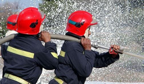 Incendie dans un bâtiment de la CDG à Hay Ryad à Rabat