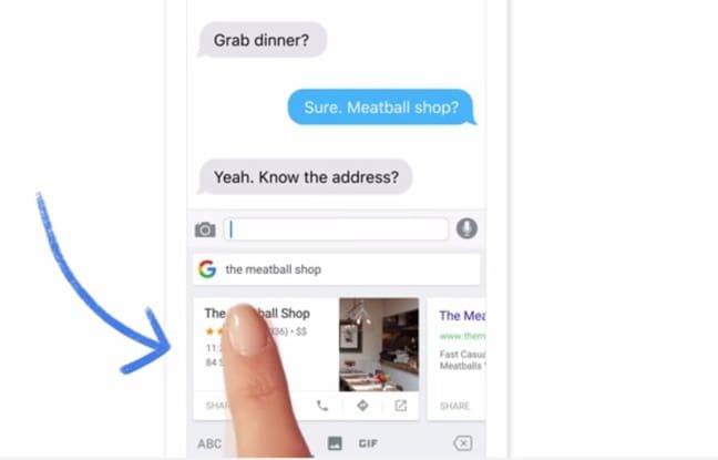 Gboard: Google propose un clavier avec moteur de recherche intégré (vidéo)
