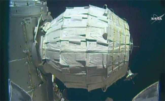 NASA: Déploiement d’un habitat gonflable dans l’espace BEAM, réussi