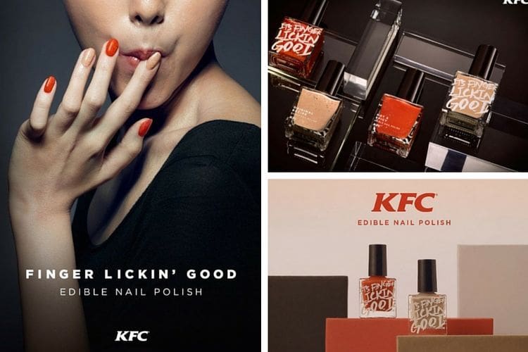 Tellement bon qu’on s’en lèche les doigts: KFC lance des vernis à ongles comestibles saveur ‘poulet’ (vidéo)