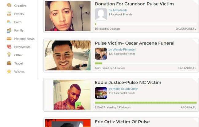 Tuerie d’Orlando: Record de dons en faveur des victimes, des esprits malveillants en profitent