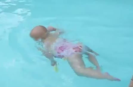 Une championne de natation en perspective