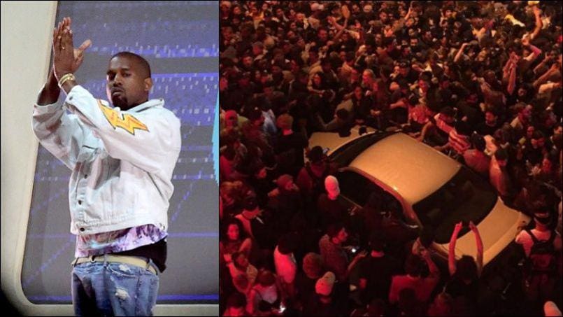 Kanye West annule son concert à cause de 4000 fans surexcités (vidéos)