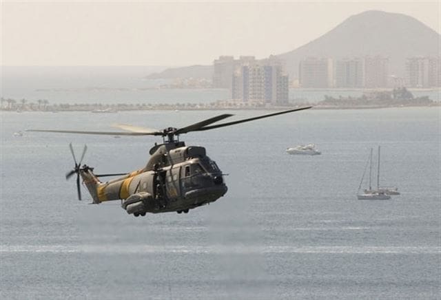 Un hélicoptère militaire espagnol en panne à l’aéerport de Casablanca suite à une escale