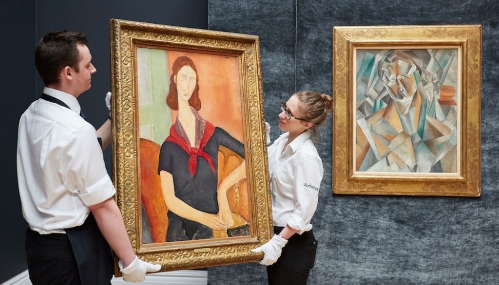 Picasso et Modigliani: Records de vente pour deux oeuvres de deux artistes planétaires (images)