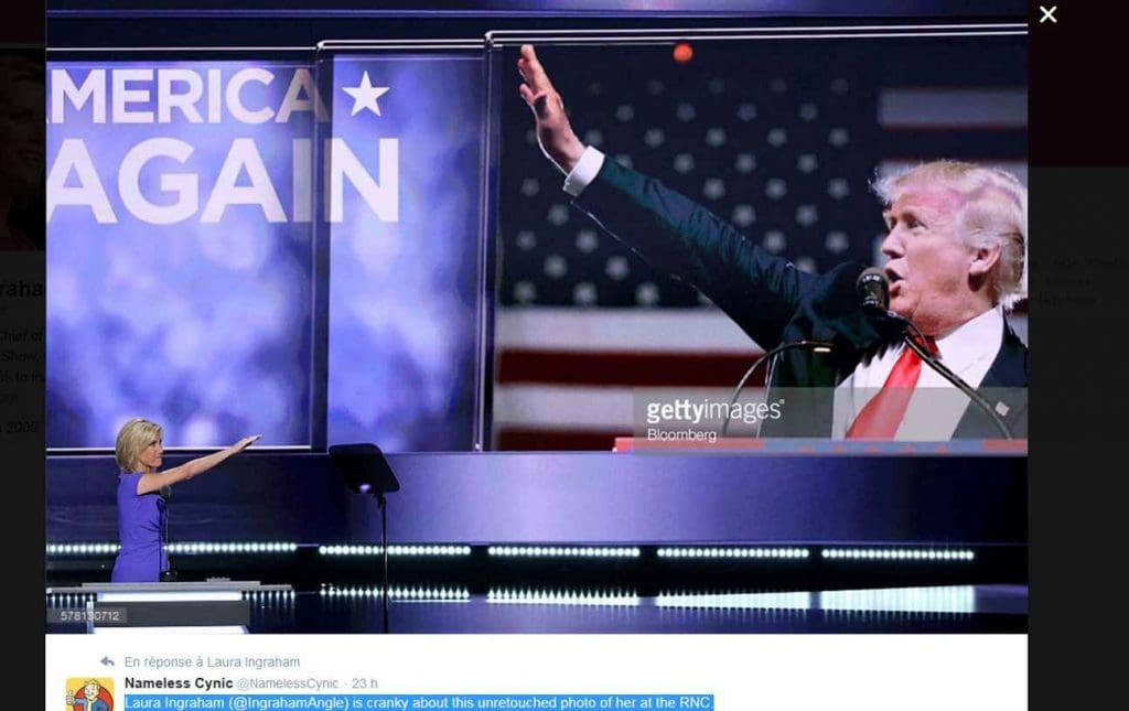 Buzz 2.0: Le salut  »nazi » d’une journaliste lors de la convention républicaine  de Cleveland choque les internautes