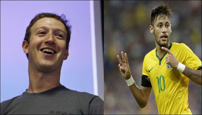 Mark Zuckerbeg défie Neymar à un  drôle de jeu (vidéos)