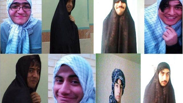 #MeninHijab : Quand les hommes iraniens portent le hijab pour soutenir les femmes du pays (photos)