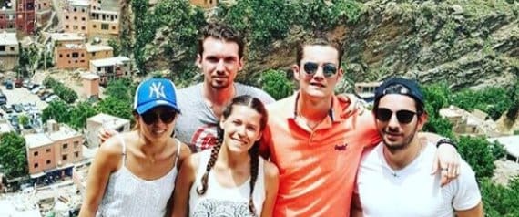 Marrakech: Le fils de l’ex président français  »Louis Sarkozy » profite du soleil en compagnie de sa petite amie (photos)
