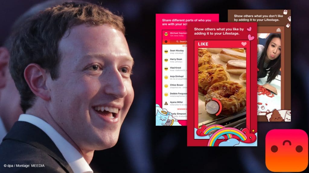 Facebook: Lancement de  »Lifestage », un concurrent direct de Snapchat