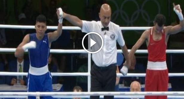 Rio 2016 : Elimination du boxeur Marocain Kharroubi en huitièmes de finale (vidéo)