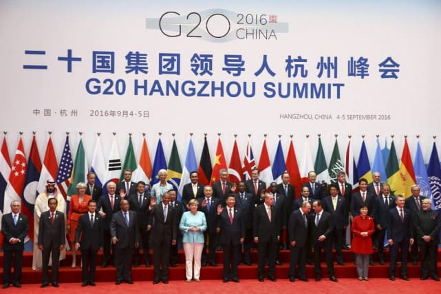 Chine:  Ouverture des travaux du sommet du G20
