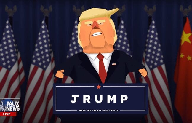 Jrump: Donald Trump héros d’un nouveau jeu vidéo qui propose  aux utilisateurs de construire des murs (vidéos)